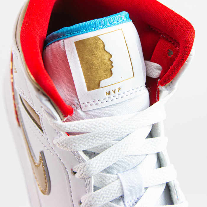 Air Jordan 1 Mid SS GS (White/Metallic Gold)