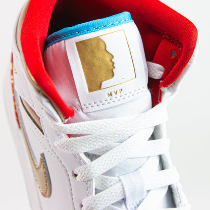 Air Jordan 1 Mid SS GS (White/Metallic Gold)