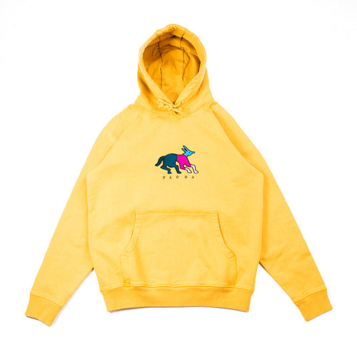 Anxious Dog Hooded Sweatshirt (Gold Yellow)