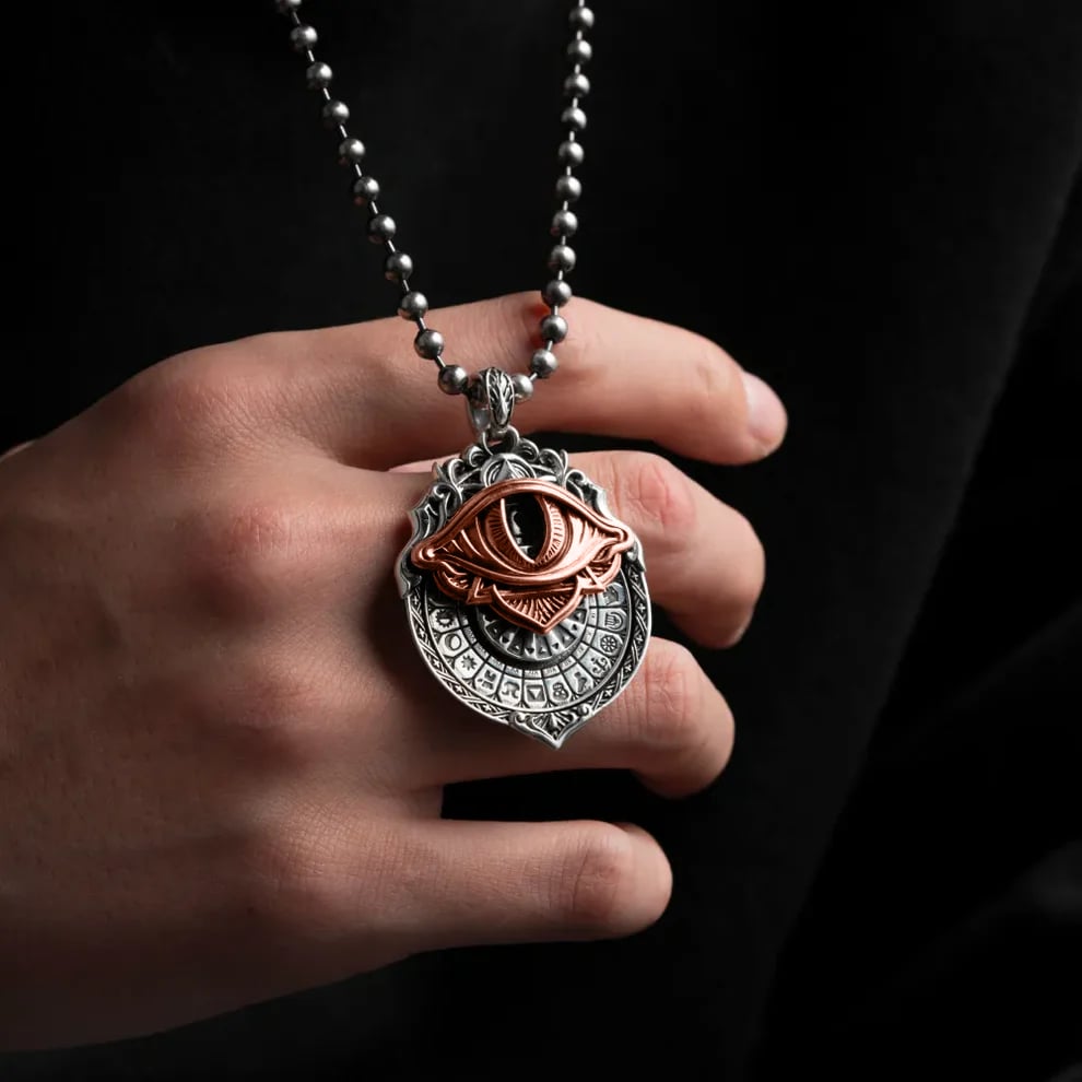 üëÅÔ∏è‚Äçüó®Ô∏èHandmade Tarot Vision Pendant: Connect to Cosmic Wisdom Anytime(Cheat Sheet Included)