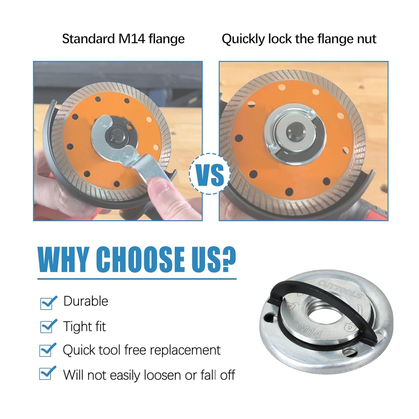Dailyardtool¬Æ Angle Grinding Tool Flange Nut