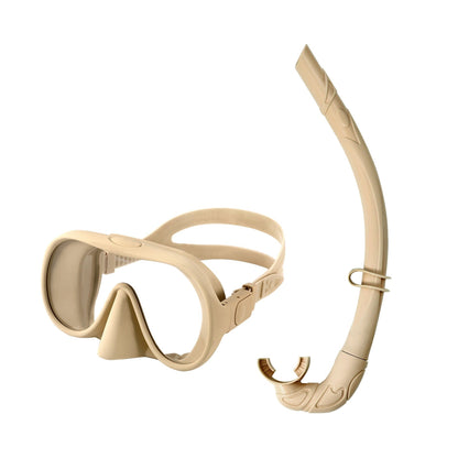 Large-Frame Anti-Fog Swim Goggles with Snorkel – Snorkeling Set