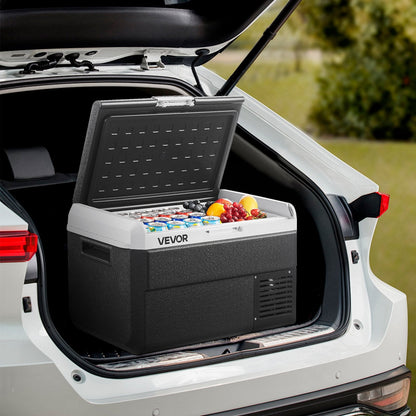 12V Portable Car Fridge Freezer 42.3QT | Fast Cooling, -4°F to 68°F