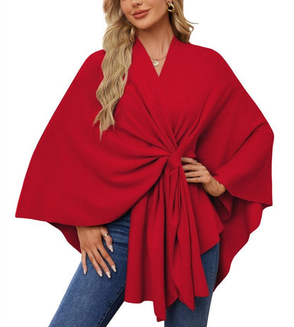 üî•Elegant Shawl Wraps Soft Open Front Poncho Shawl Wraps