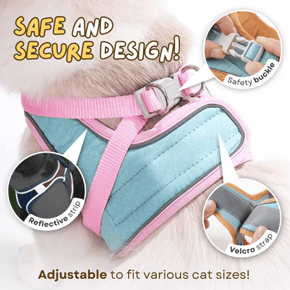 üî•Cat Harness & Leashüò∫‚ú®