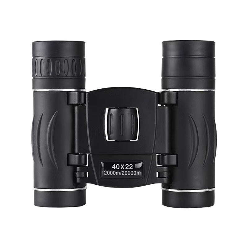40x22 HD Binoculars – High-Power Compact Crescent Double Barrel with Optional Clip