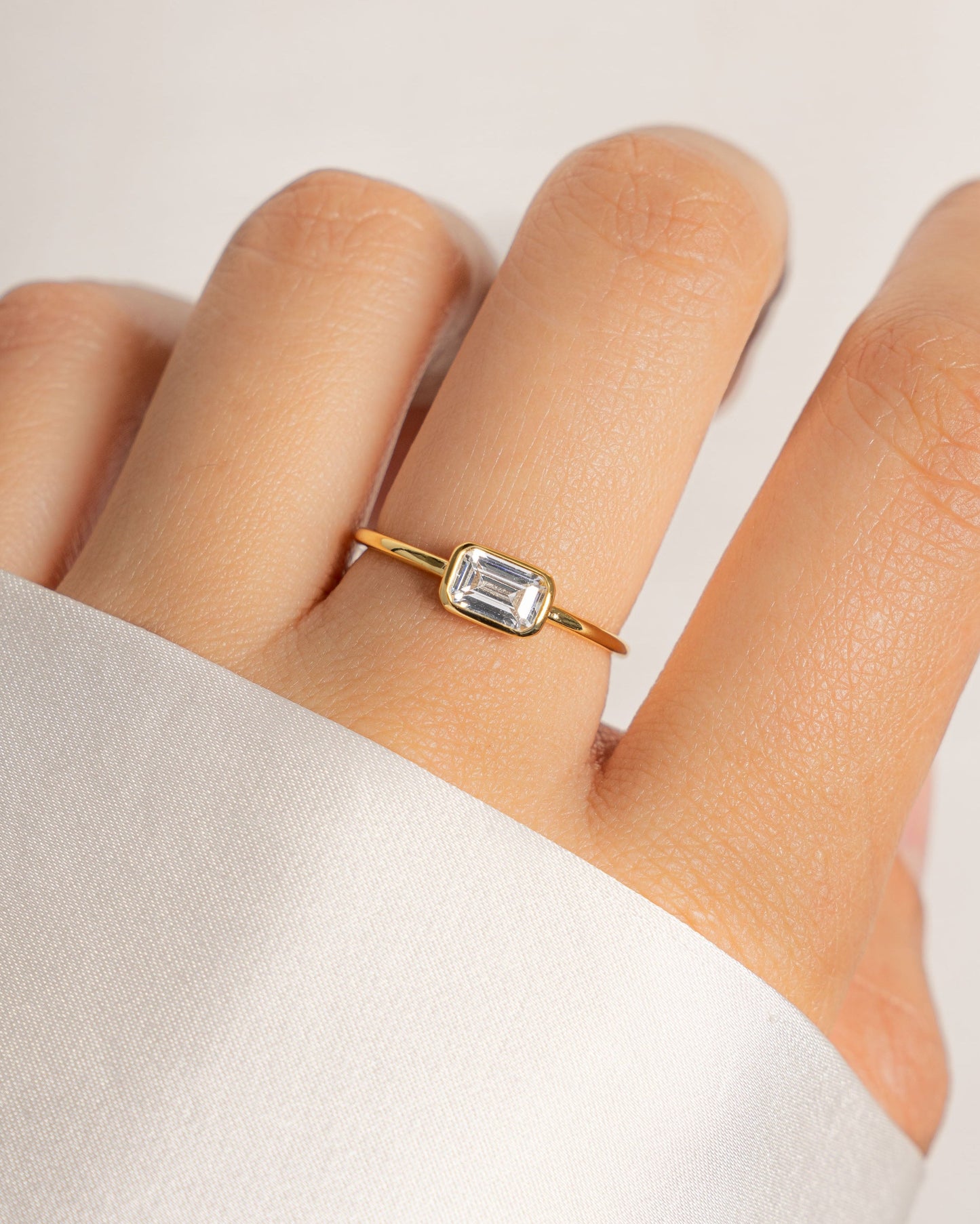 Baguette Bezel Ring