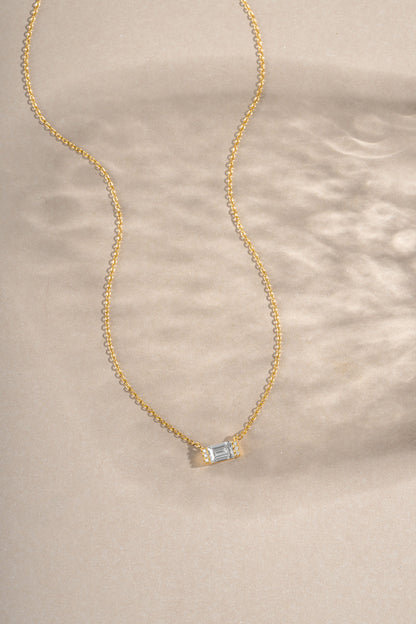 Baguette Necklace