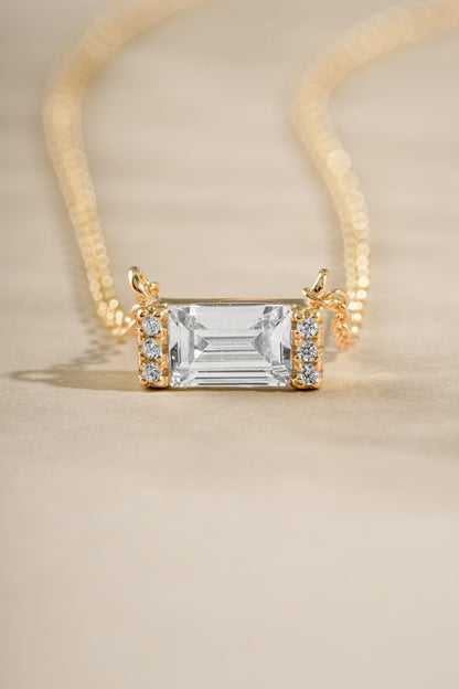 Baguette Necklace