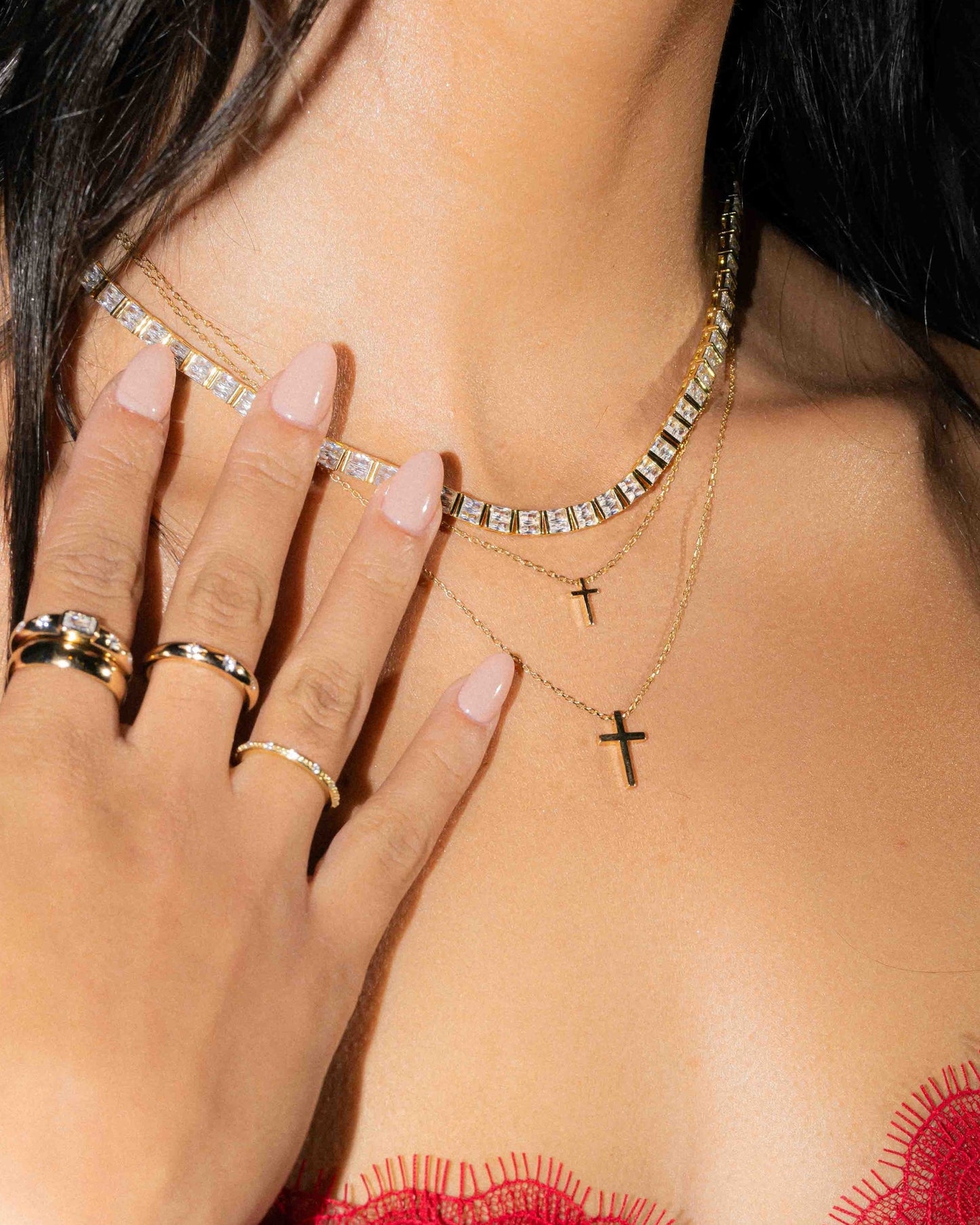 Baguette Tennis Necklace