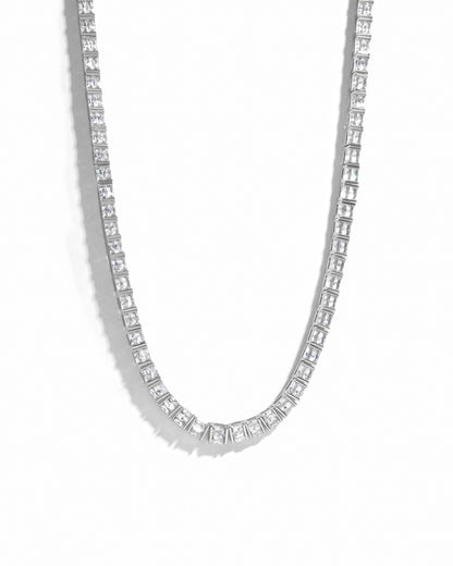 Baguette Tennis Necklace