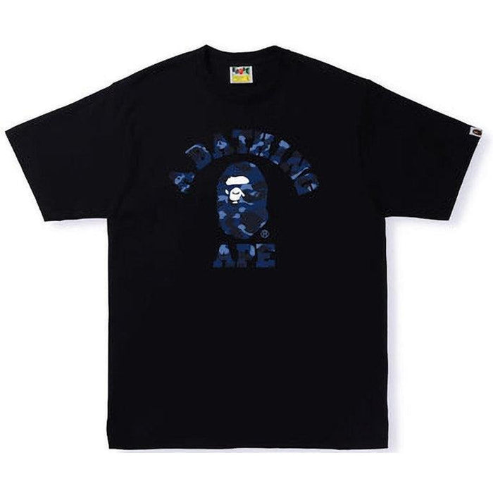 BAPE Color Camo College Tee Black/Navy