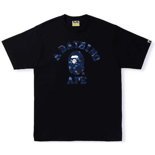 BAPE Color Camo College Tee Black/Navy