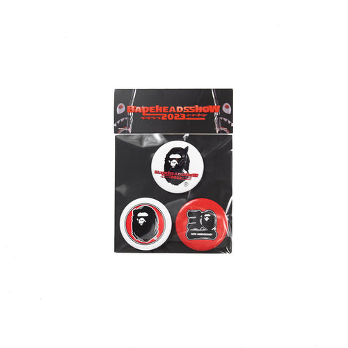 Bape Heads Show Pin Set