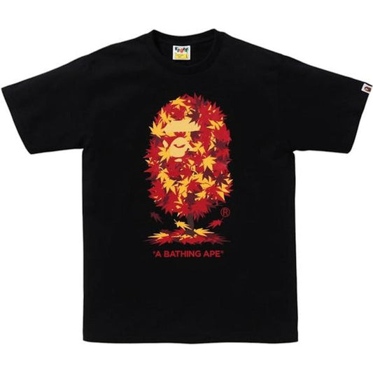 BAPE Japan Autumn Ape Head Tee Black