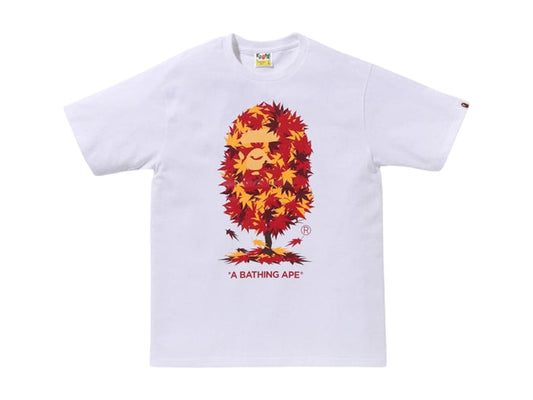 BAPE Japan Autumn Ape Head Tee White