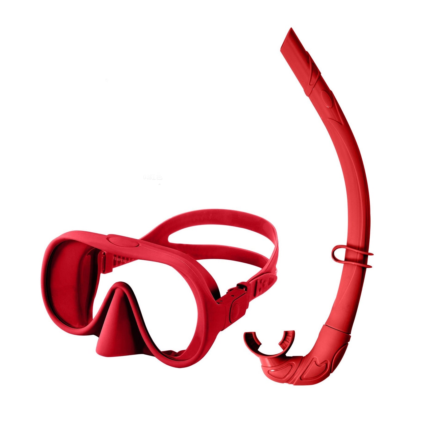 Large-Frame Anti-Fog Swim Goggles with Snorkel – Snorkeling Set