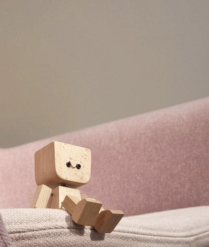 üî•Charming Little Wooden Figure That Sways with 12PCS Magnetic Expressions