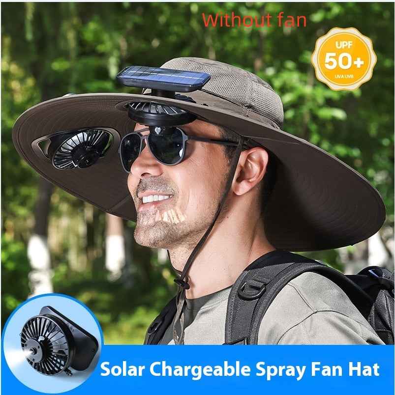 Men's Wide Brim Sun Hat – Lightweight, UV Protection, Breathable, 6 Colors