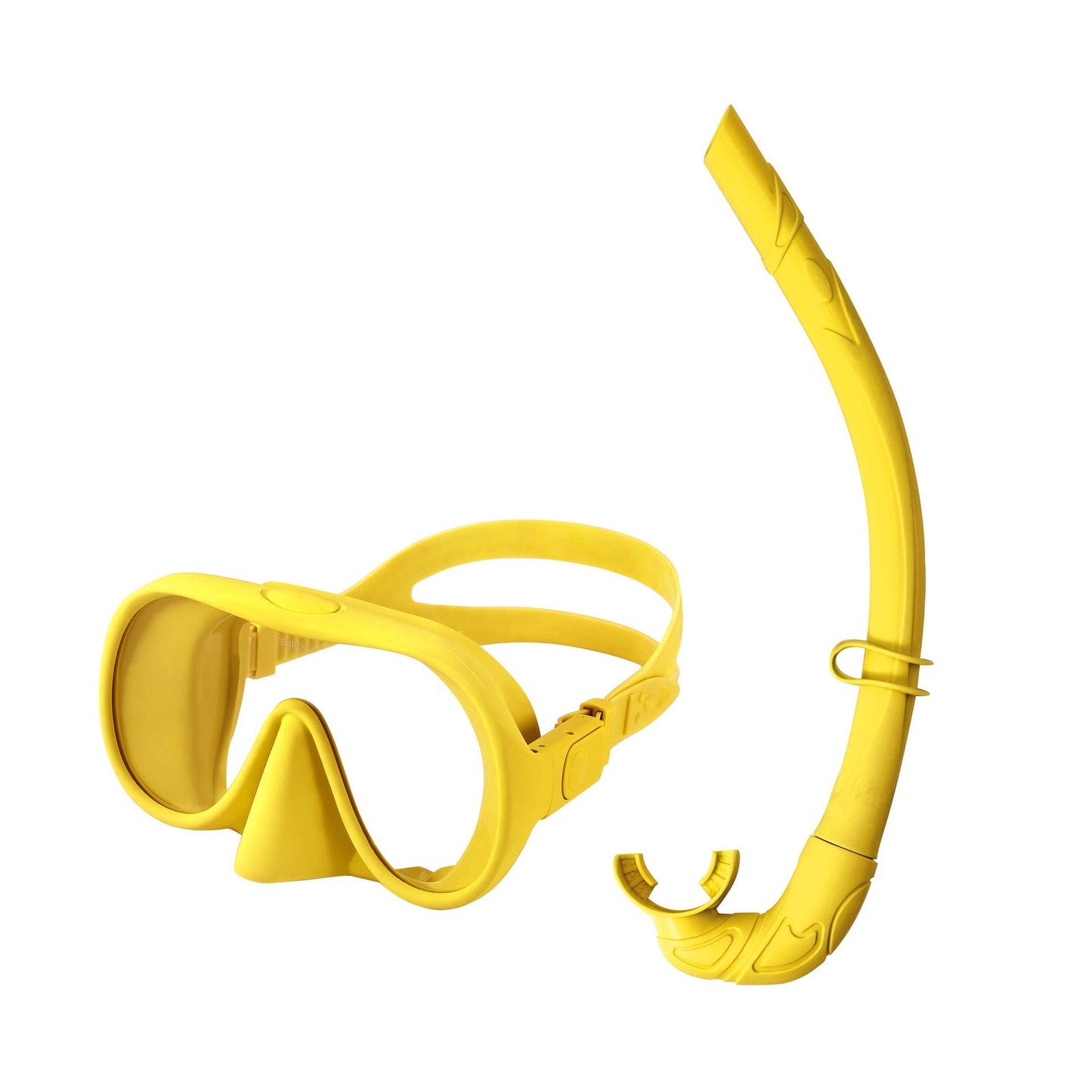 Large-Frame Anti-Fog Swim Goggles with Snorkel – Snorkeling Set