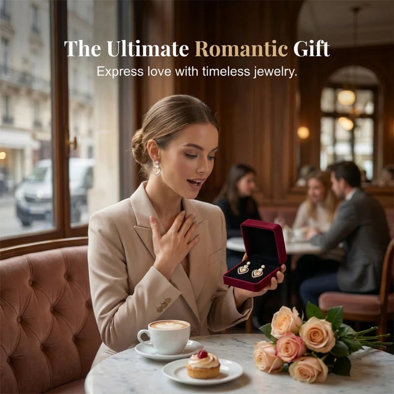 üíé LIMITED-TIME BUY 1 GET 1 FREE! ‚ú® Women‚Äôs Sparkling Double Heart Drop Earrings ‚Äì Dazzling, Lightweight, Romantic ‚ù§Ô∏è