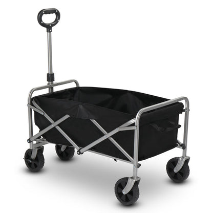 Foldable Garden Cart with Oxford Cloth & Steel Frame – Heavy-Duty Collapsible Wagon