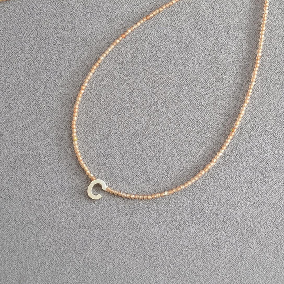 üì¢üì¢40% OFF !! ‚è∞Romantic Initial Beaded Choker Necklace