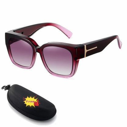 üï∂Ô∏è Polarized Fit Over Sunglasses for Women ‚Äì UV400 Protection Floral Frame Wear Over Prescription Glasses