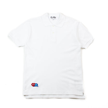 CDG PLAY x INVADER Polo (White)
