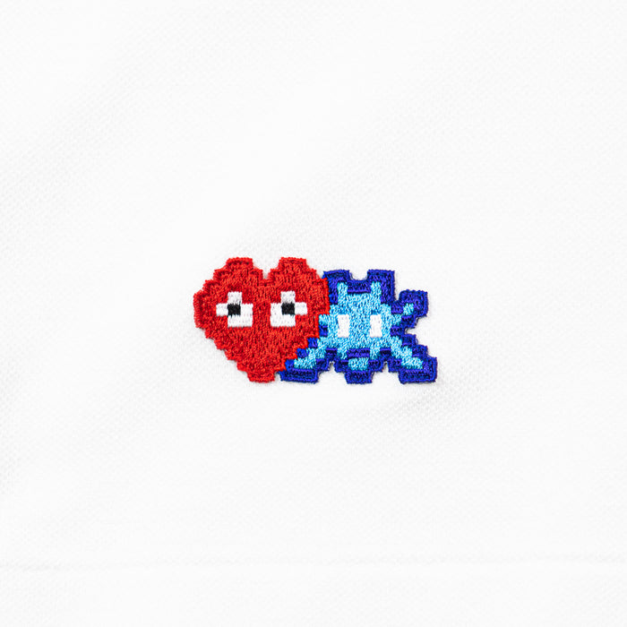 CDG PLAY x INVADER Polo (White)