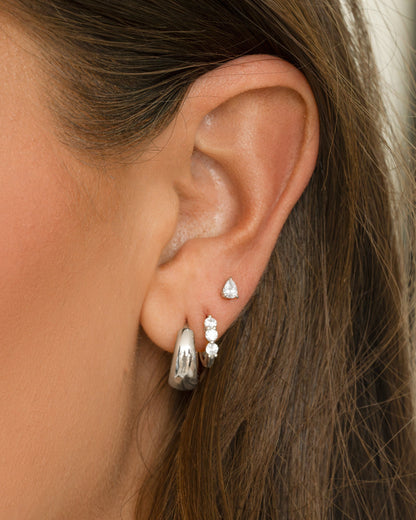 15mm Chunky Huggie Hoops