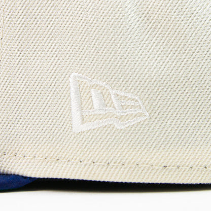 Cincinnati Reds 150th Anniversary Fitted Cap (Chrome/ Dark Royal)