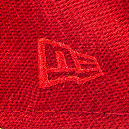Cincinnati Reds 150th Anniversary Fitted Cap (Scarlet/Vanilla Gold)