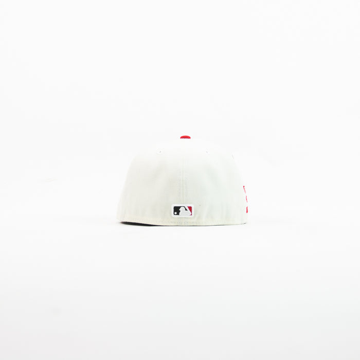 Cincinnati Reds City Connect Fitted Cap (Chrome/Red)