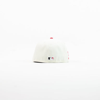 Cincinnati Reds City Connect Fitted Cap (Chrome/Red)