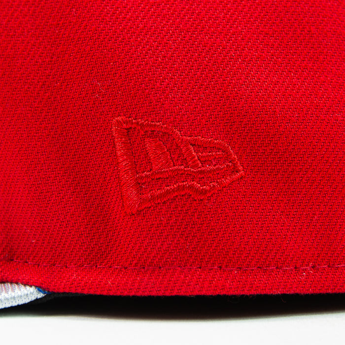 Cincinnati Reds City Connect Fitted Cap (Red/Metallic Silver)