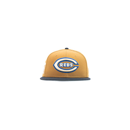 Cincinnati Reds Jackie Robinson Fitted Cap (Bronze/ Navy)