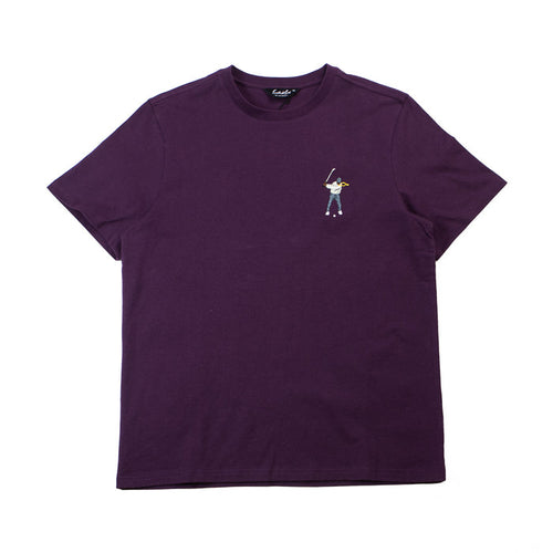 Core Short Sleeve Tee ( Black Berry Wine)