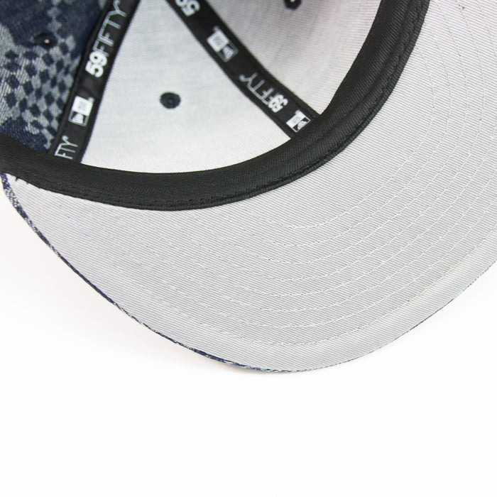 Corporate Fitted Cap (Blue Checkerboard)