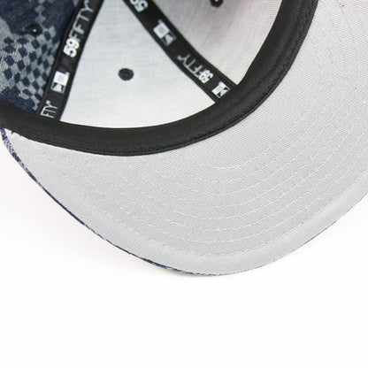 Corporate Fitted Cap (Blue Checkerboard)