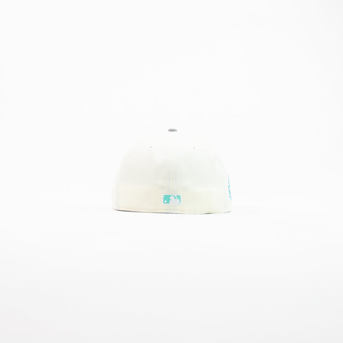 Corporate x Cincinnati Reds 15th Anniversary Fitted Cap (Cream/Teal)