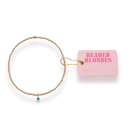 Birthstone Charm Bracelets: Standard 6.75 inch