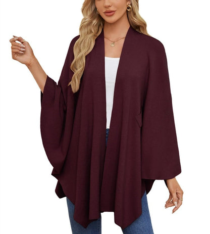 üî•Elegant Shawl Wraps Soft Open Front Poncho Shawl Wraps
