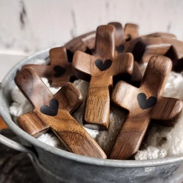 üèÜFlash Sale‚ö° 50K+ SOLD! ‚úùÔ∏è100% Handmade Wooden Cross My Heart