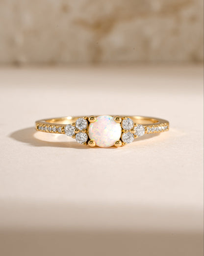 Dainty Opal Ring