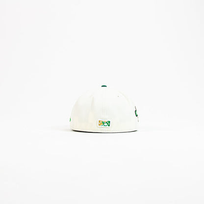 Dayton Dragons Midwest League Fitted Cap (Chrome/ Green)