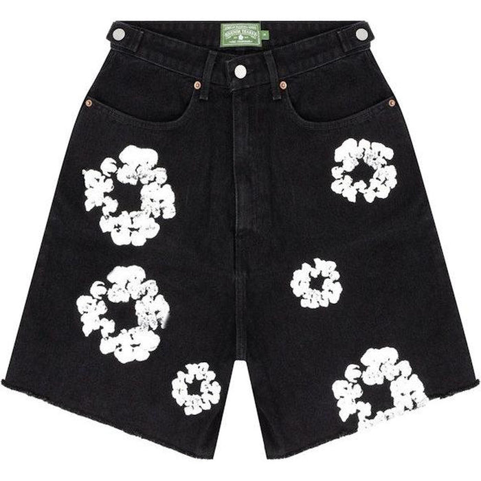 Denim Tears Cotton Wreath Jean Short Black