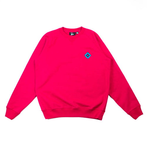 Diamond Block Logo Crew Neck Sweatshirt (Purple Pink)