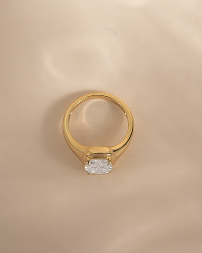 Elongated Cushion Ring