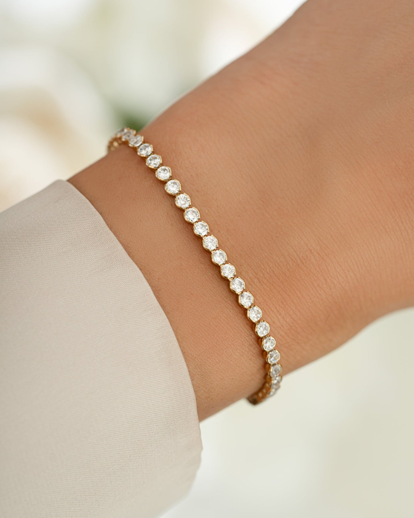 3mm Round Tennis Bracelet